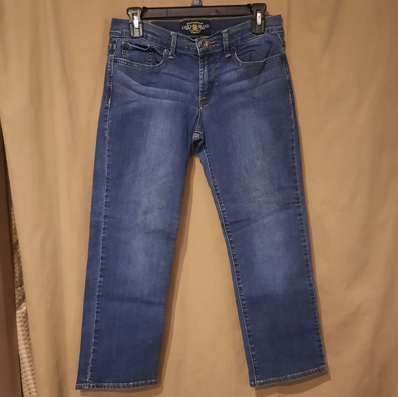 Lucky Brand Sweet'N Crop Jeans sz 4/27 - Picture 1 of 8